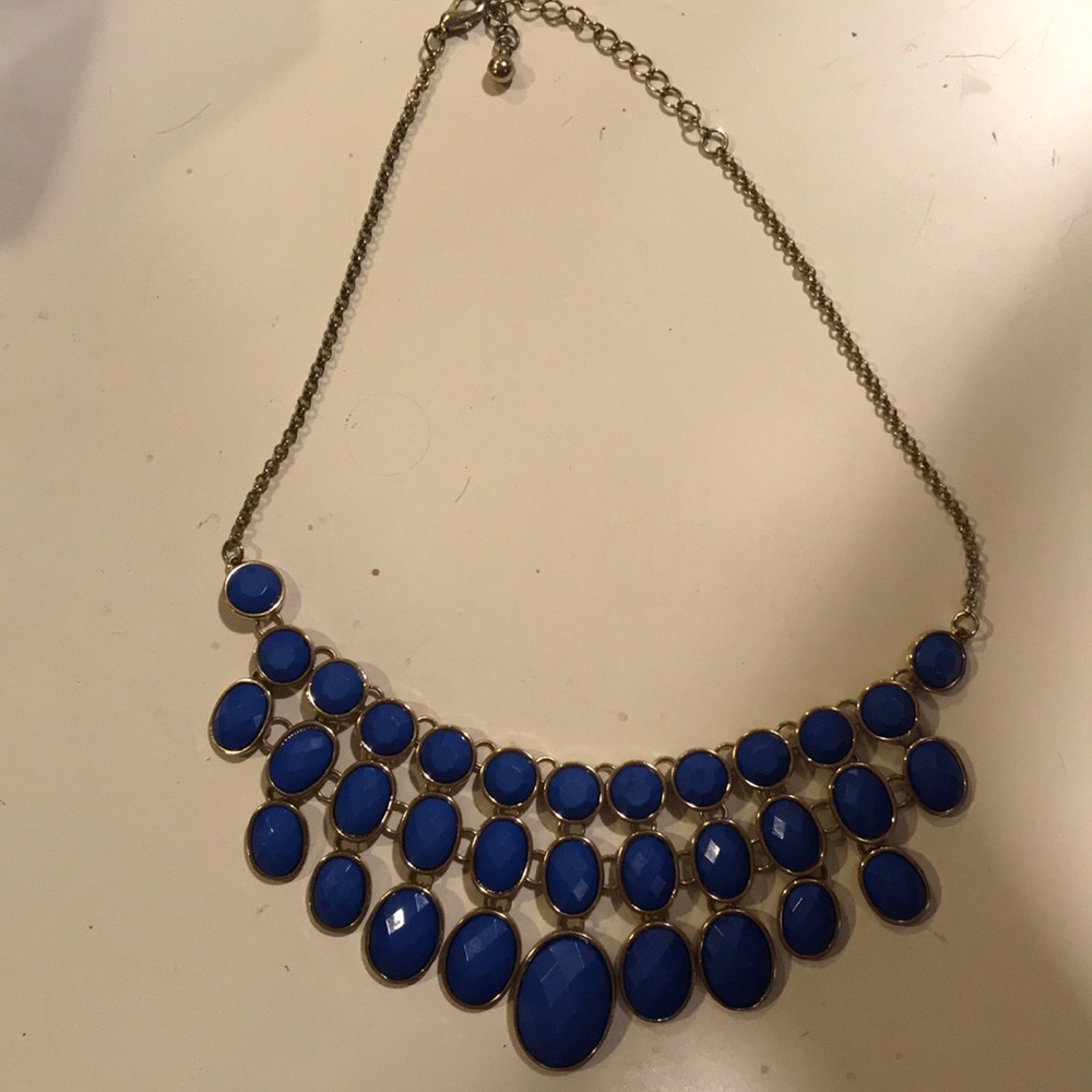 Blue and Gold Necklace